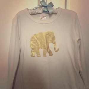 Pink Elephant Organic Cotton Top